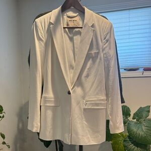 Moss Moss Women's White Blazer